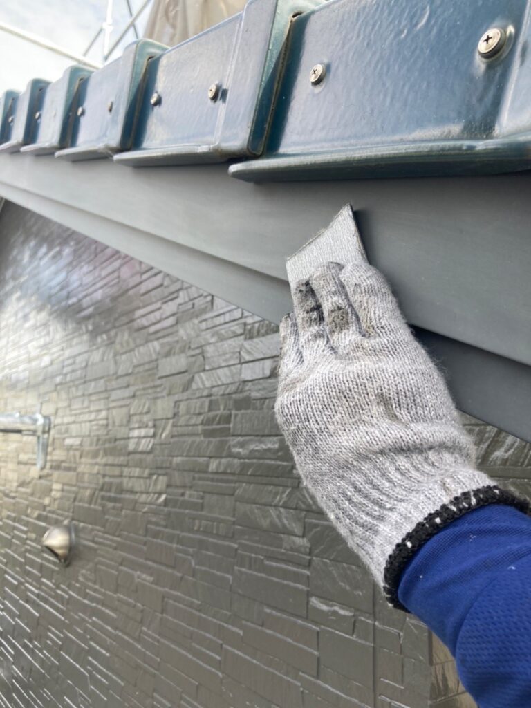 福岡県久留米市 S様邸【住宅塗装】付帯塗装 写真1