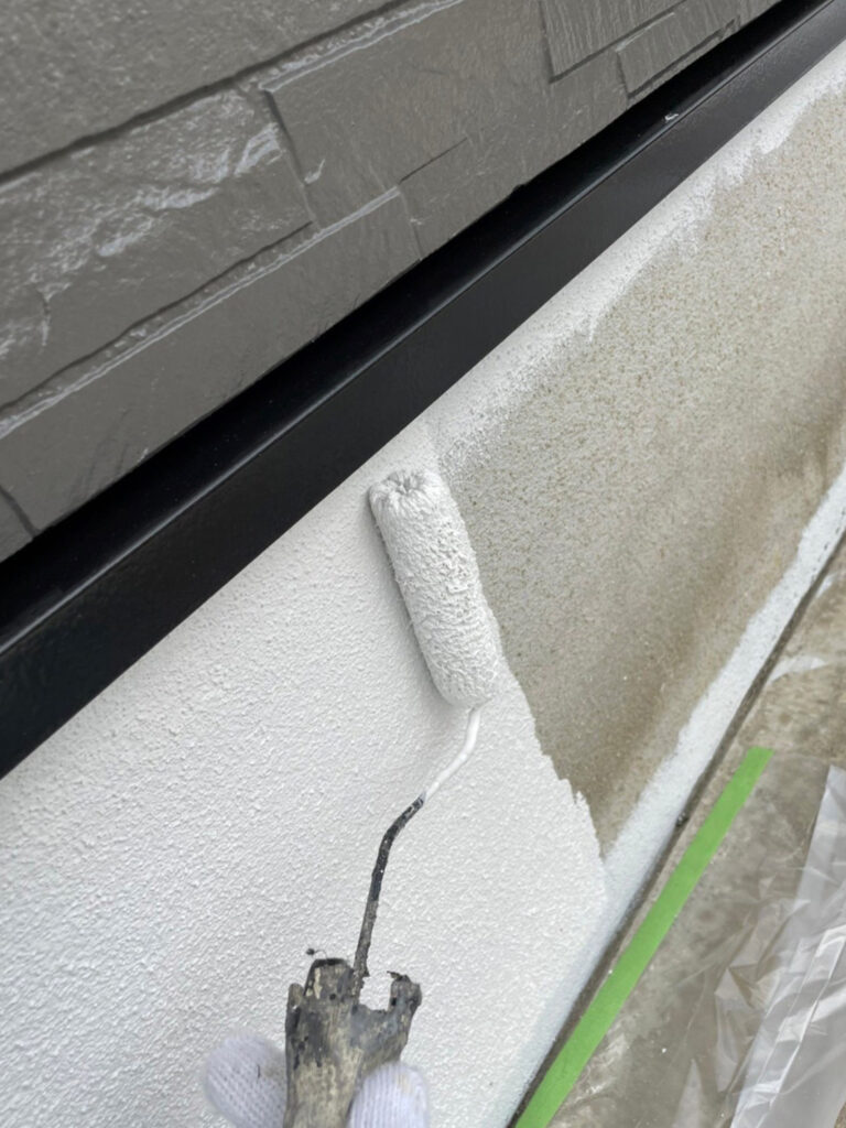 福岡県久留米市 S様邸【住宅塗装】基礎巾木塗装 写真4