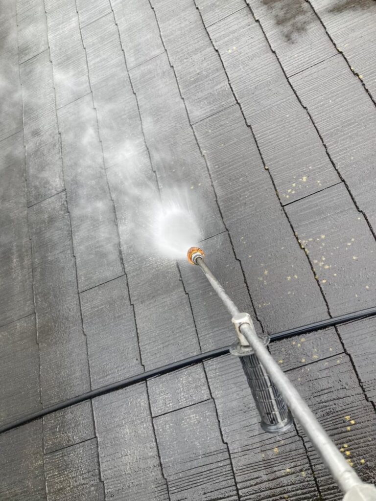 福岡県福岡市中央区 M様邸【住宅塗装】高圧洗浄 写真1