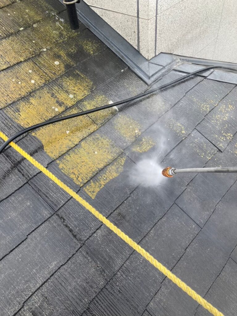 福岡県福岡市中央区 M様邸【住宅塗装】高圧洗浄 写真2