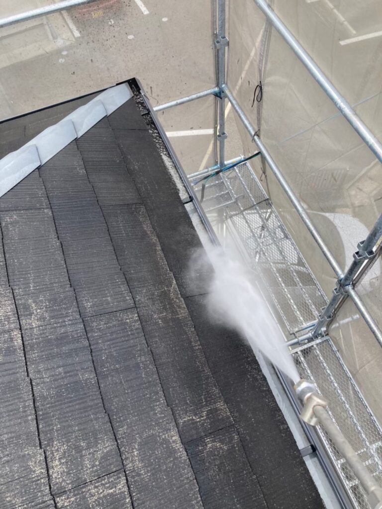 福岡県福岡市中央区 M様邸【住宅塗装】高圧洗浄 写真4