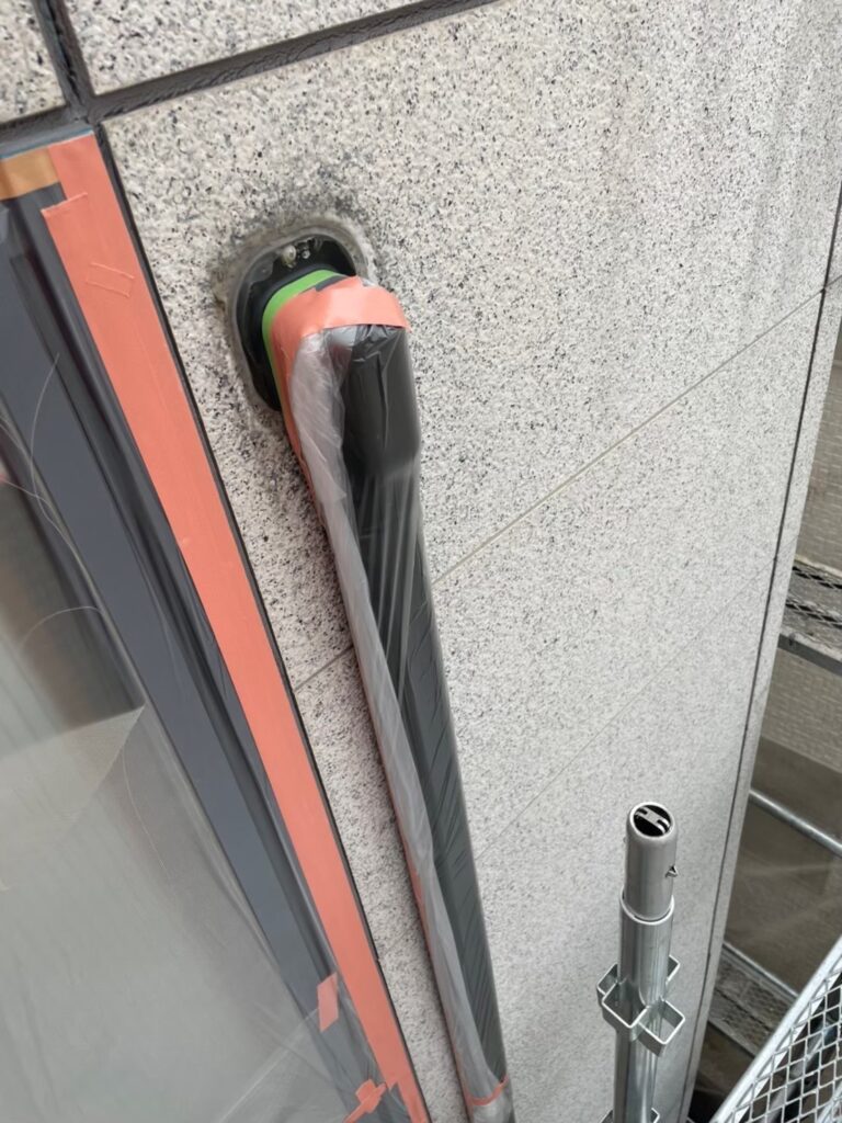 福岡県福岡市中央区 M様邸【住宅塗装】各所養生 写真6