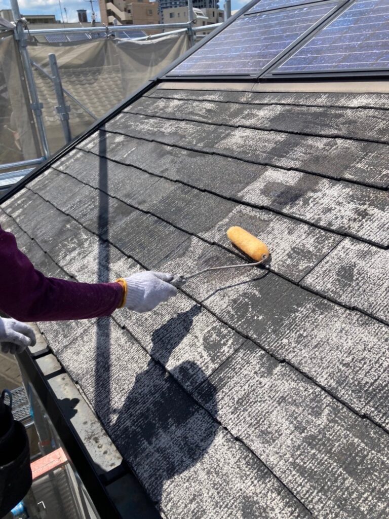 福岡県福岡市中央区 M様邸【住宅塗装】屋根塗装 写真2