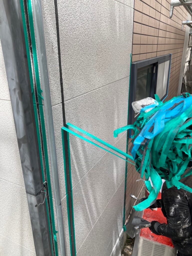 福岡県福岡市中央区 M様邸【住宅塗装】仕上げコーキング工事 写真14