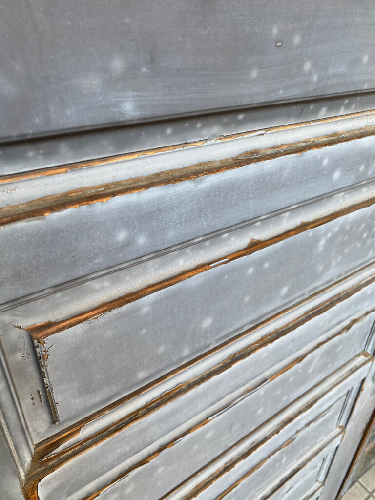 福岡県福岡市西区 M様邸【木製玄関ドア塗装】施工前状況 写真3