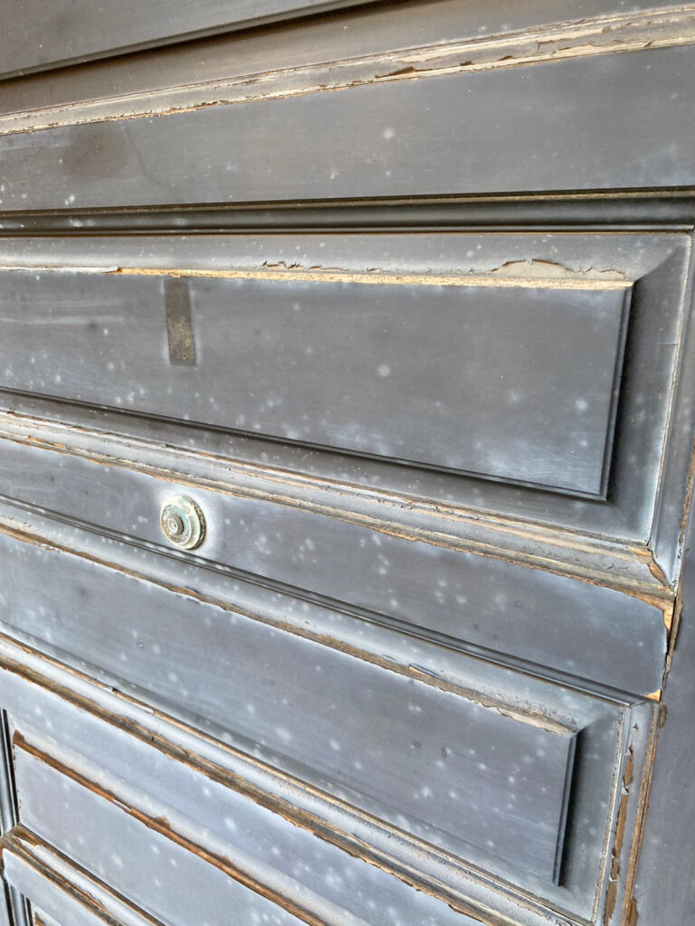 福岡県福岡市西区 M様邸【木製玄関ドア塗装】施工前状況 写真4