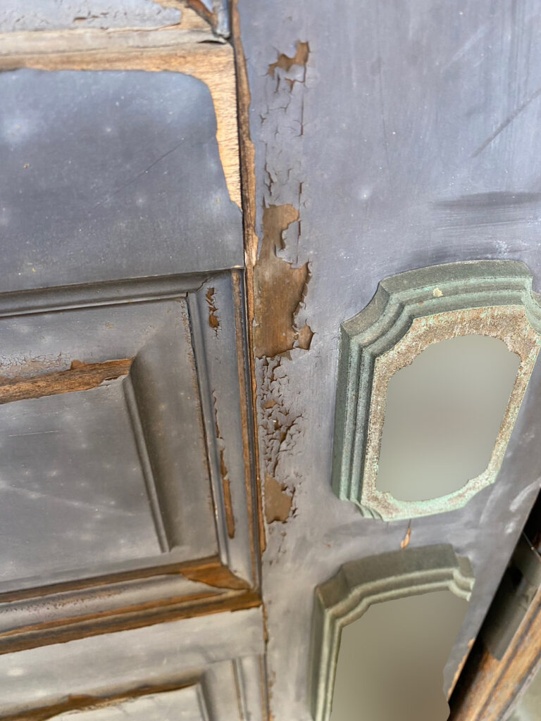 福岡県福岡市西区 M様邸【木製玄関ドア塗装】施工前状況 写真5