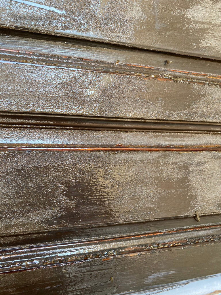 福岡県福岡市西区 M様邸【木製玄関ドア塗装】旧塗膜剥離 写真10