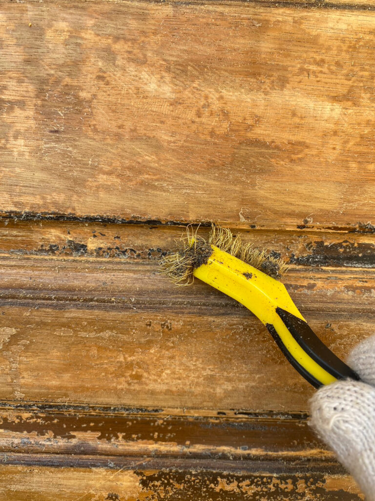 福岡県福岡市西区 M様邸【木製玄関ドア塗装】旧塗膜剥離 写真15