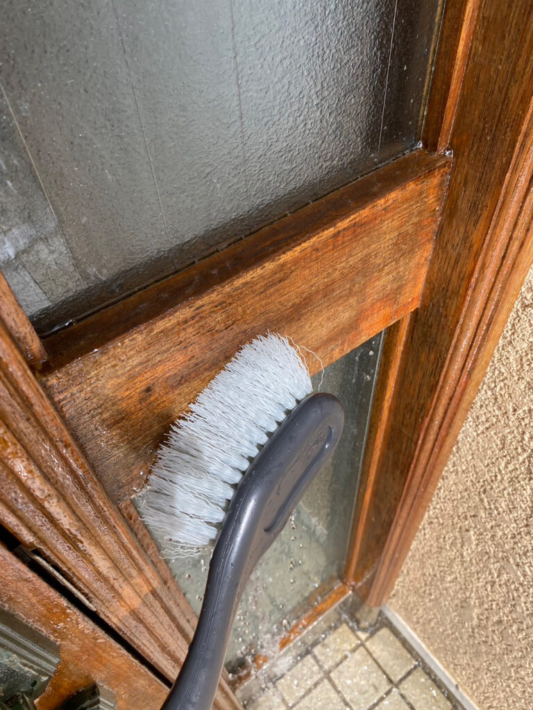 福岡県福岡市西区 M様邸【木製玄関ドア塗装】白木戻し(シミ抜き) 写真19