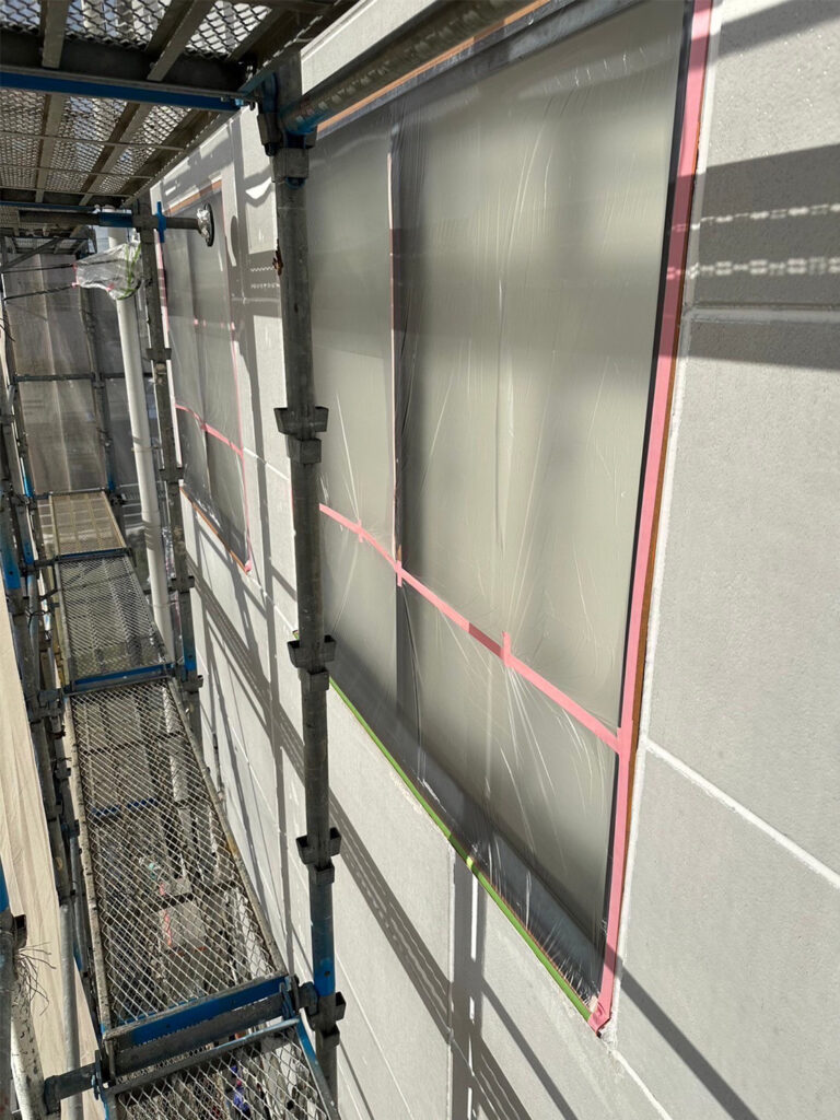 福岡県八女市 テナントビル【改修工事】各所養生 写真2