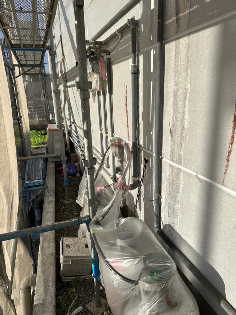 福岡県八女市 テナントビル【改修工事】各所養生 写真4