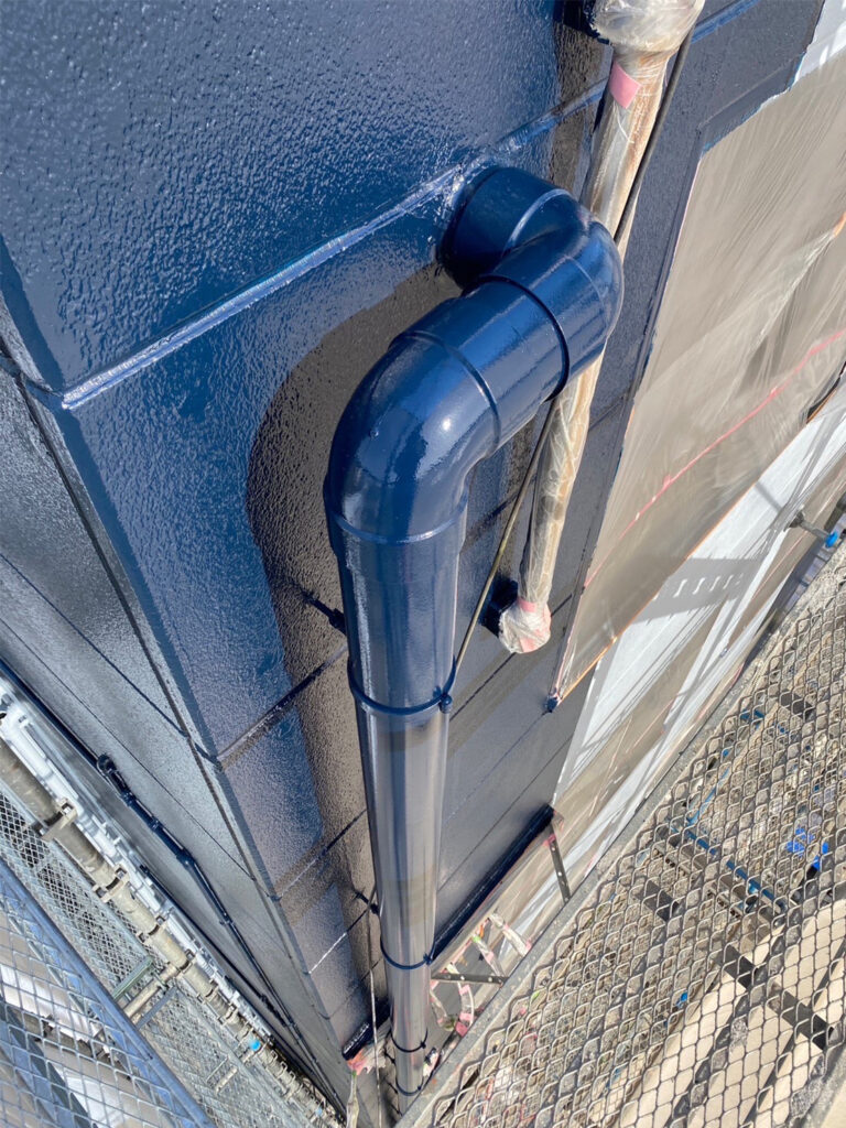 福岡県八女市 テナントビル【改修工事】付帯塗装 写真9