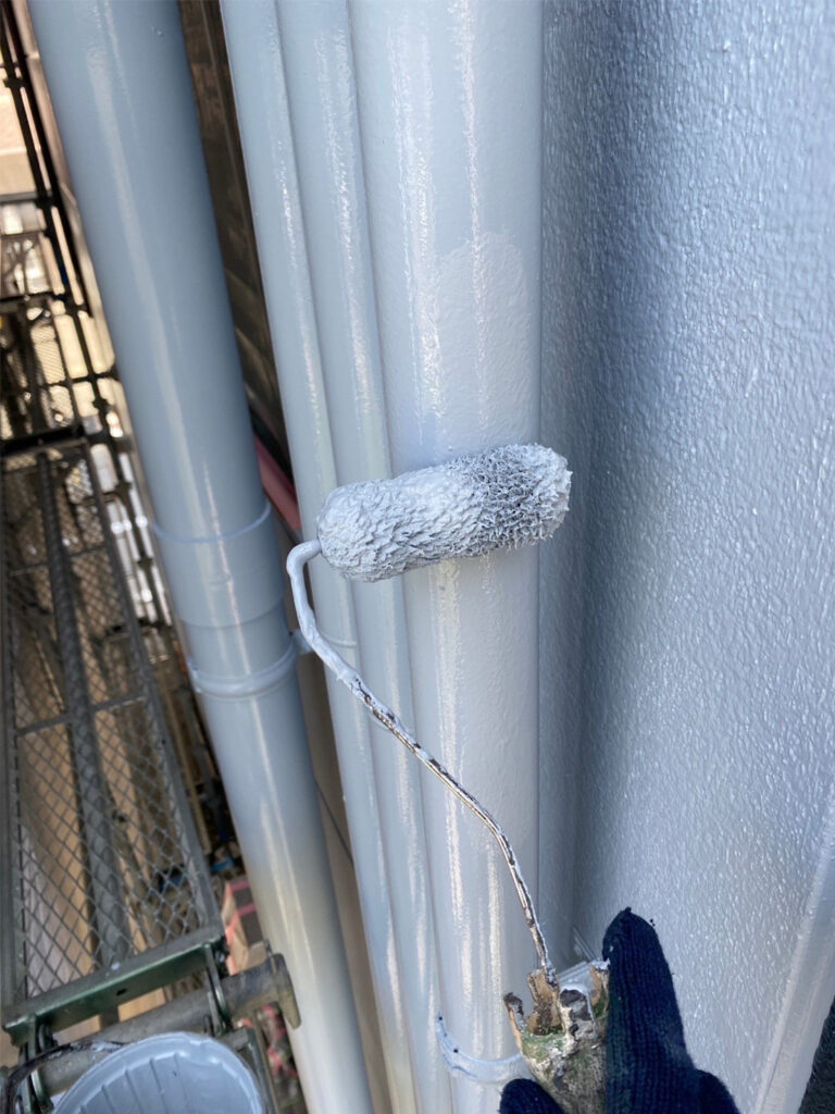 福岡県八女市 テナントビル【改修工事】付帯塗装 写真4