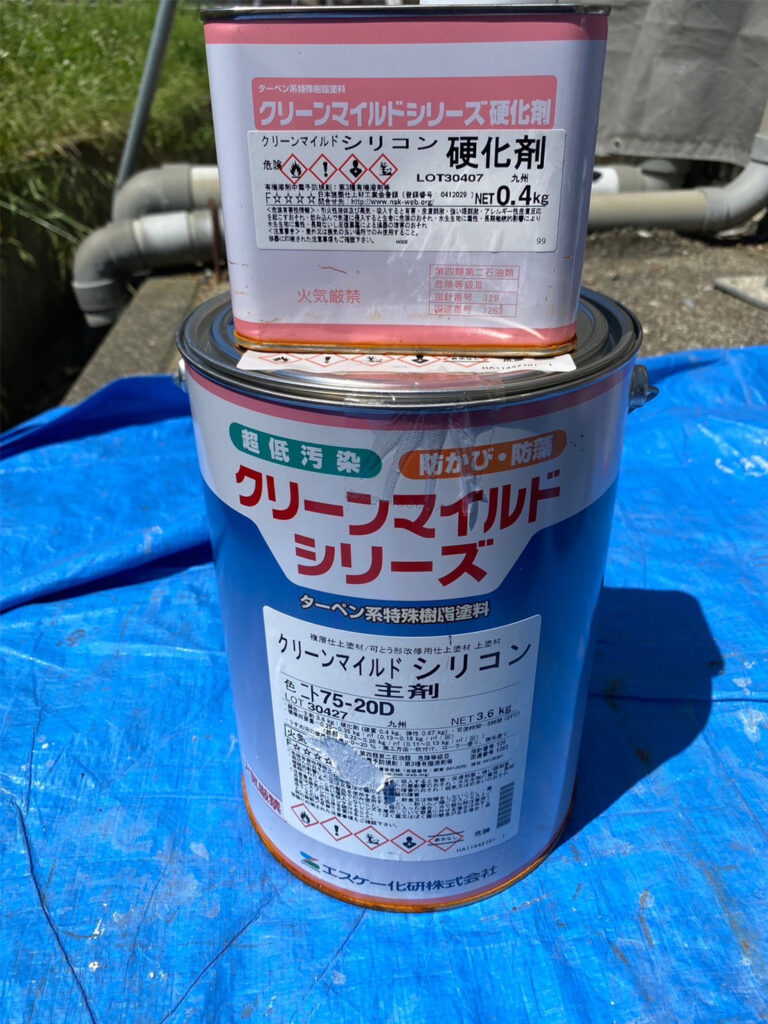 福岡県八女市 テナントビル【改修工事】付帯塗装 写真5