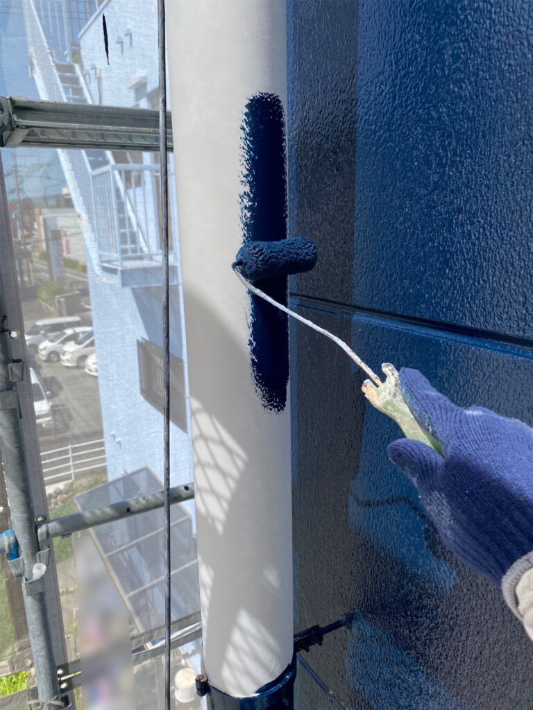 福岡県八女市 テナントビル【改修工事】付帯塗装 写真6