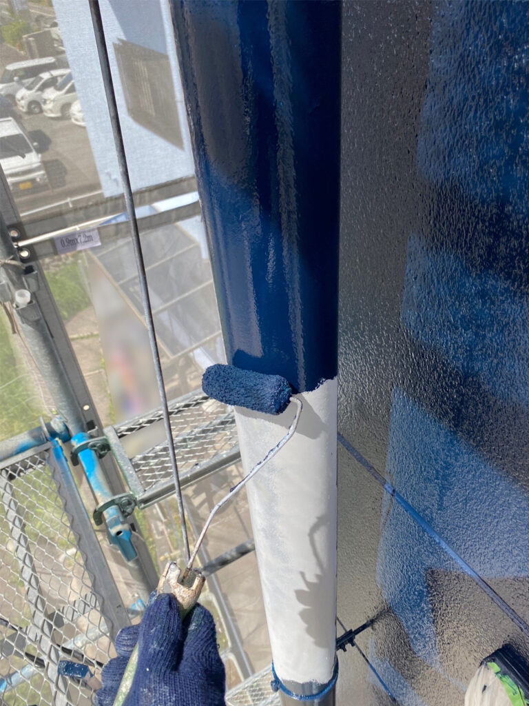 福岡県八女市 テナントビル【改修工事】付帯塗装 写真7