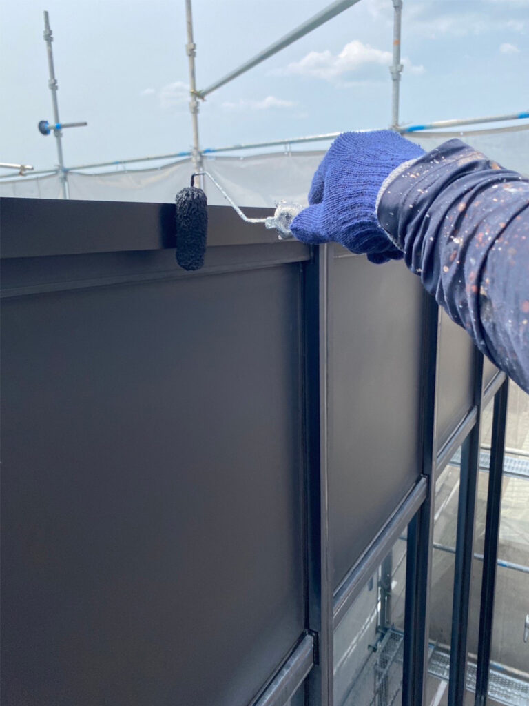 福岡県八女市 テナントビル【改修工事】屋根塗装 写真20