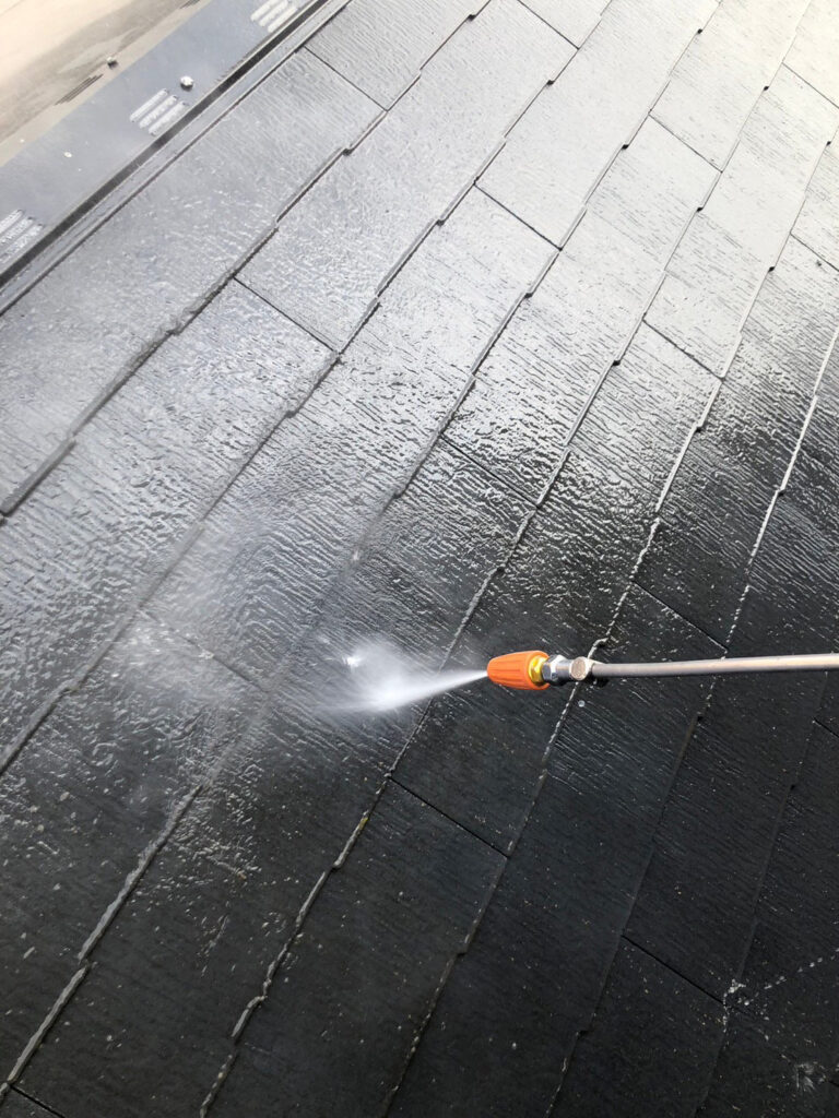 福岡県福岡市博多区 低層階テナントビル【塗装工事】高圧洗浄 写真2