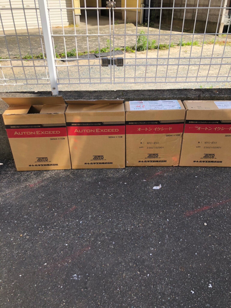 福岡県福岡市博多区 低層階テナントビル【塗装工事】コーキング工事 写真6