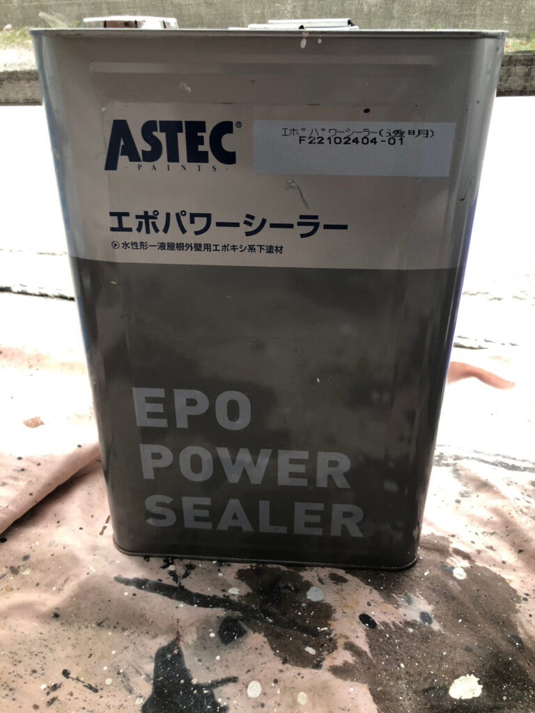 福岡県福岡市博多区 低層階テナントビル【塗装工事】軒天塗装 写真1