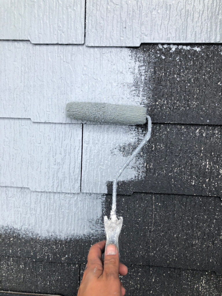 福岡県福岡市博多区 低層階テナントビル【塗装工事】屋根塗装 写真2