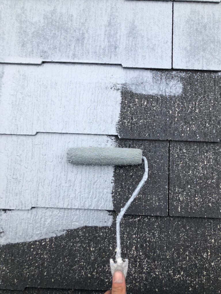 福岡県福岡市博多区 低層階テナントビル【塗装工事】屋根塗装 写真3