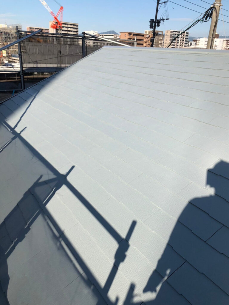 福岡県福岡市博多区 低層階テナントビル【塗装工事】屋根塗装 写真8