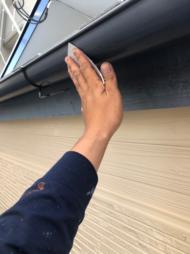 福岡県福岡市博多区 低層階テナントビル【塗装工事】付帯塗装 写真1