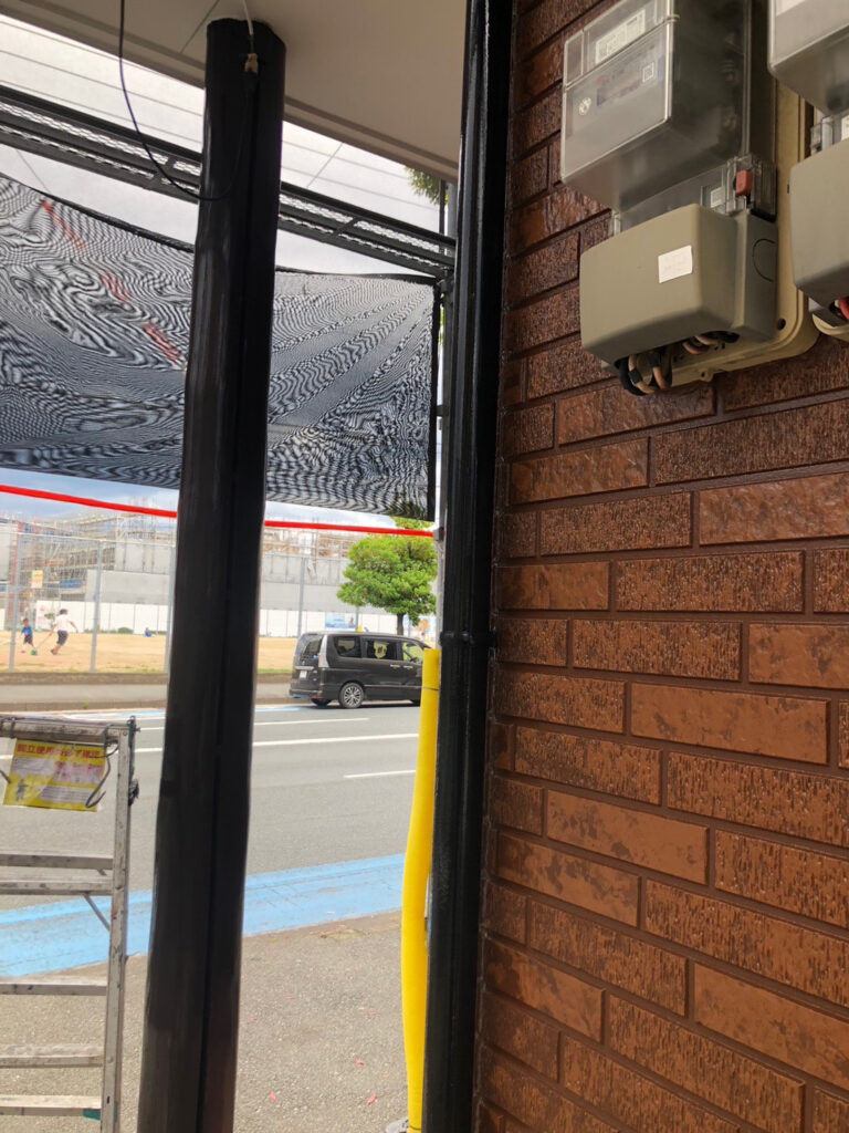 福岡県福岡市博多区 低層階テナントビル【塗装工事】付帯塗装 写真6