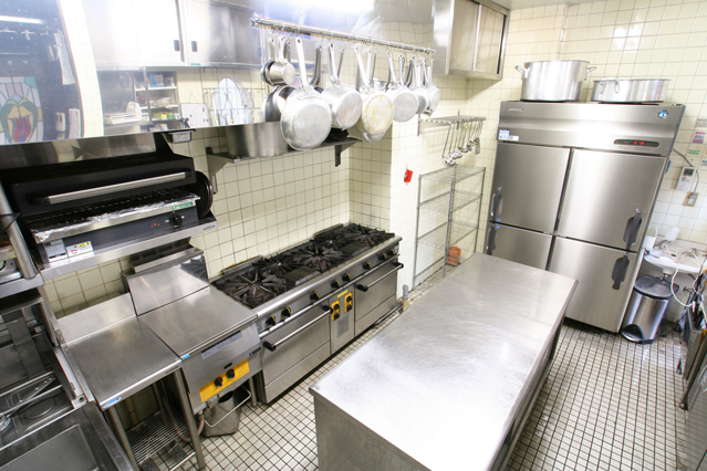 光触媒が導入されている身近な施設：厨房