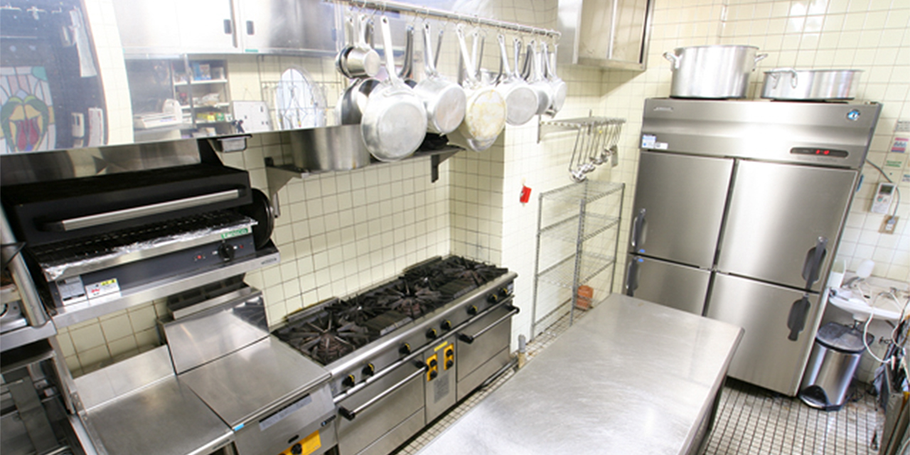 光触媒が導入されている身近な施設:厨房