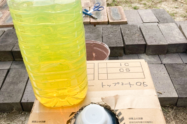 ドットコーティングの光触媒コーティング：トップコート