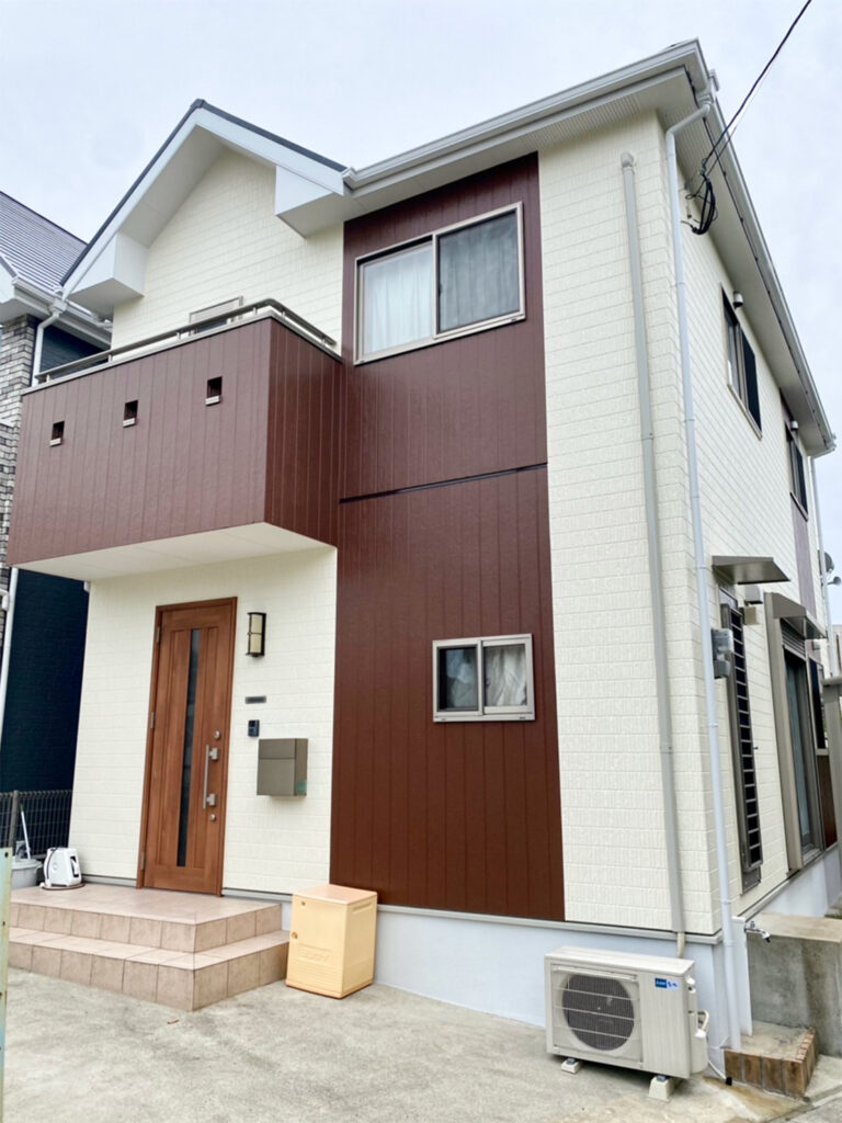 福岡県大野城市 H様邸【住宅塗装】完工写真1