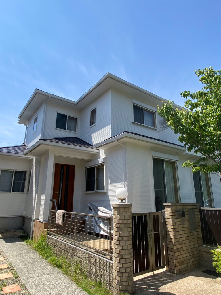 福岡県福岡市東区 O様邸【住宅塗装】完工写真1